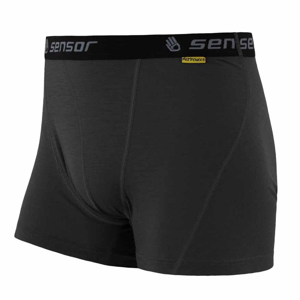 MERINO ACTIVE pánské trenky černá