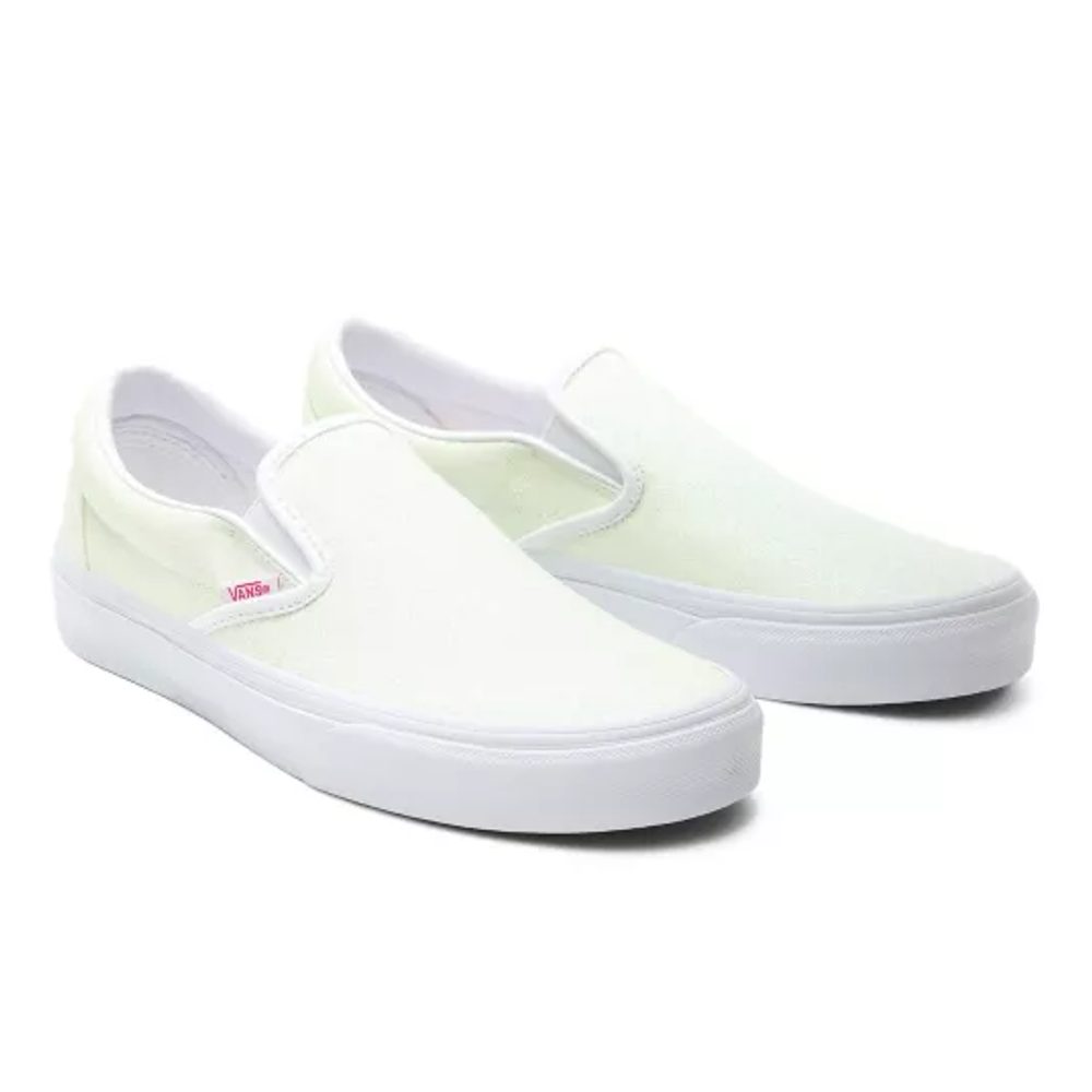 UA Classic Slip-On (UV GLITTER), PINK/TR WHT