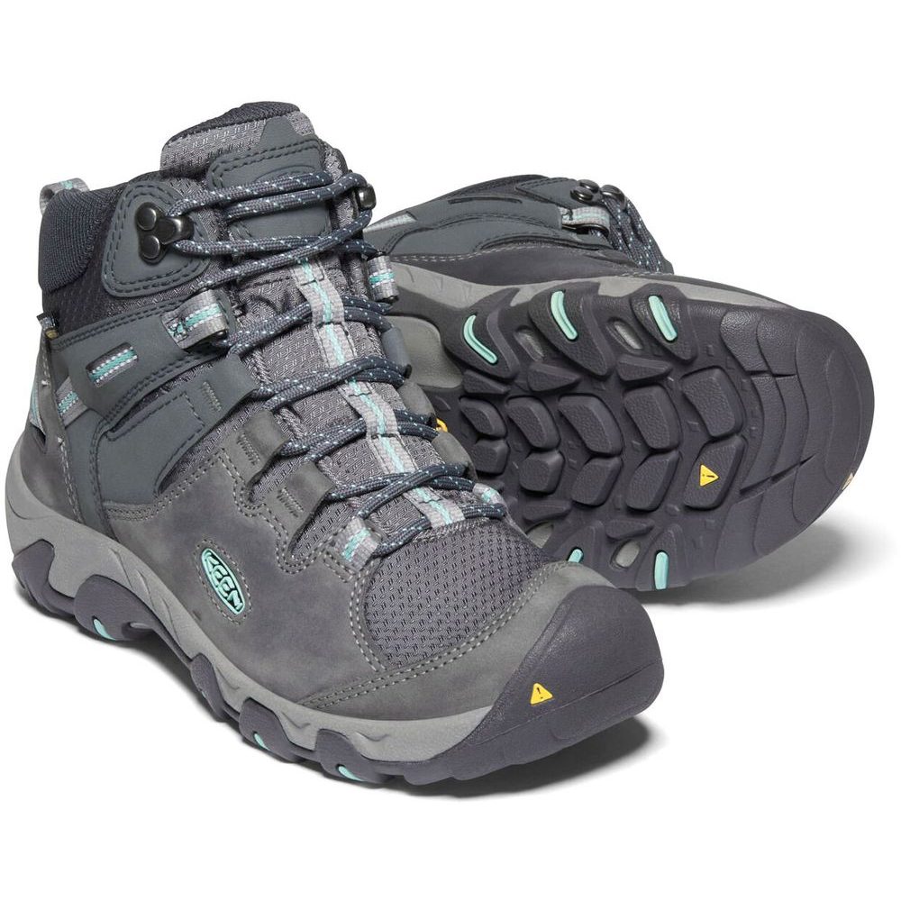 STEENS MID WP W Steel Grey/Ocean Wave