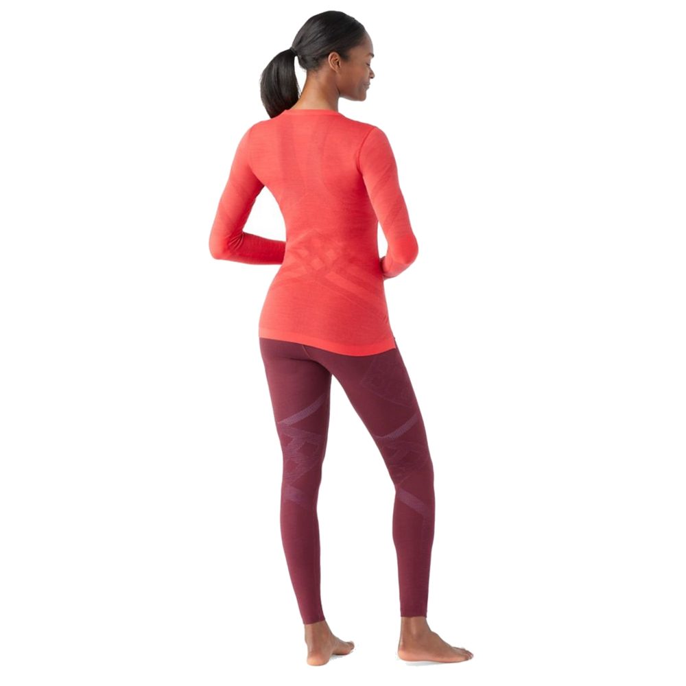 W INTRAKNIT THERMAL MERINO BL CREW, scarlet-black cherry