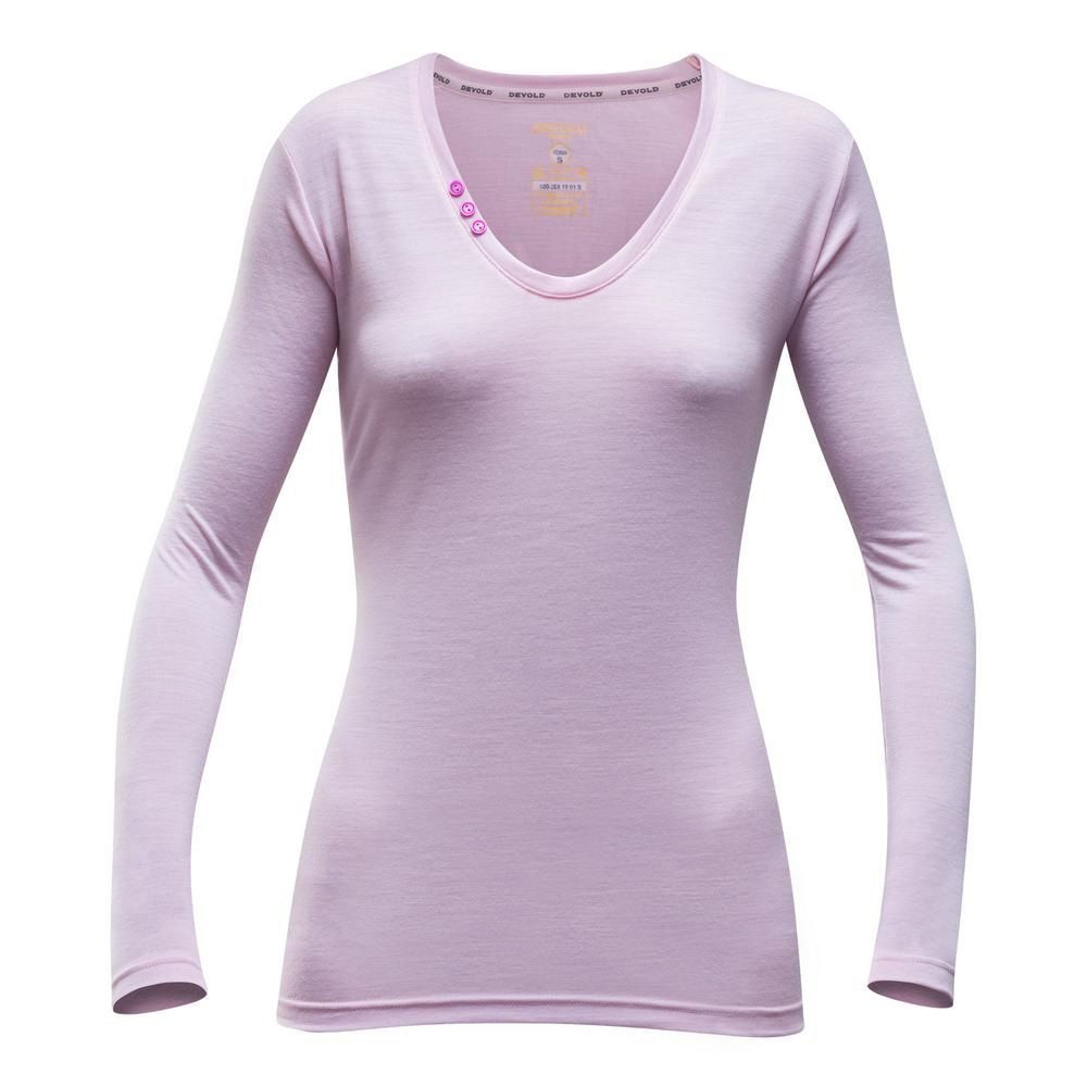 Sukkertoppen Woman Shirt Merino, chalk pink
