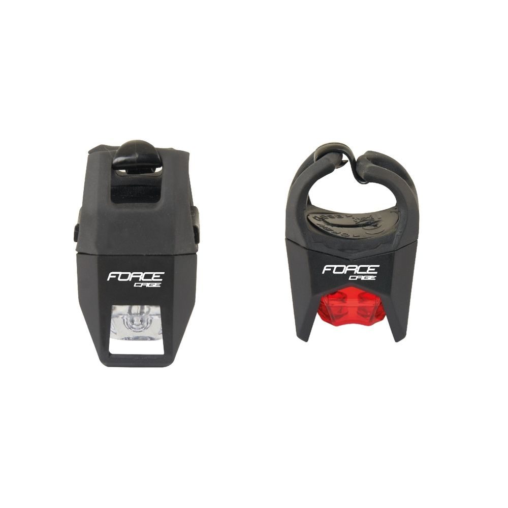 CAGE front white + rear red