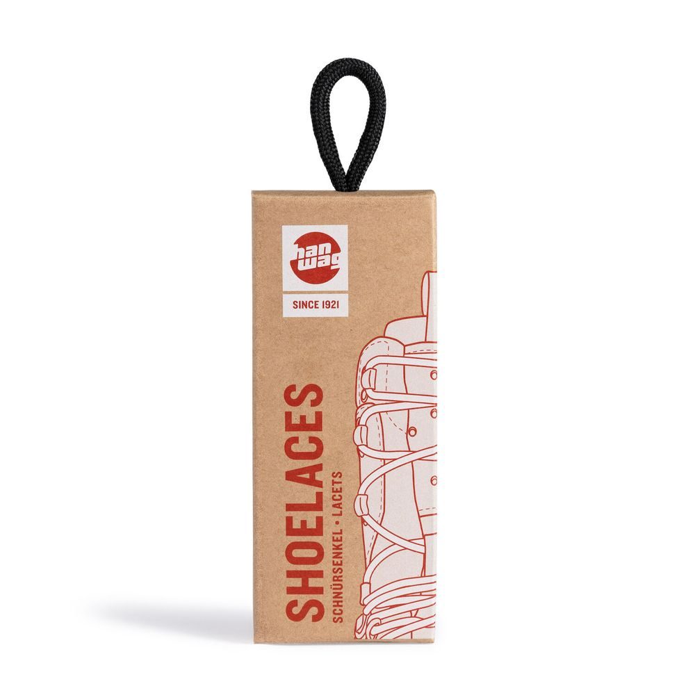 Shoe Laces 180 cm (single packed) Schwarz/Black