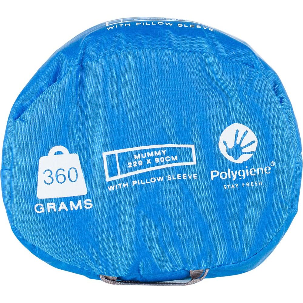 Cotton Sleeping Bag Liner blue mummy