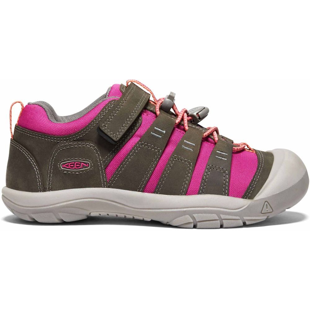 NEWPORT SHOE YOUTH, grey/very berry