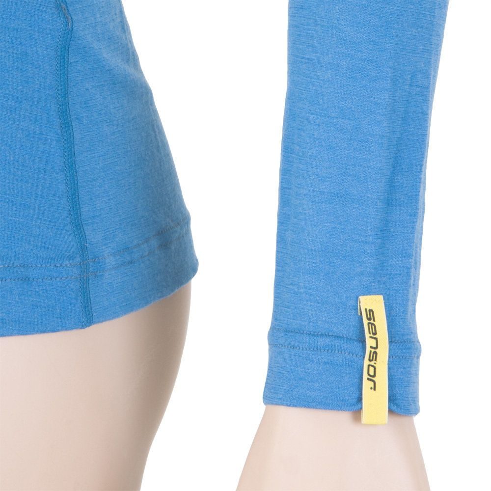 MERINO ACTIVE dámské triko dl.rukáv modrá