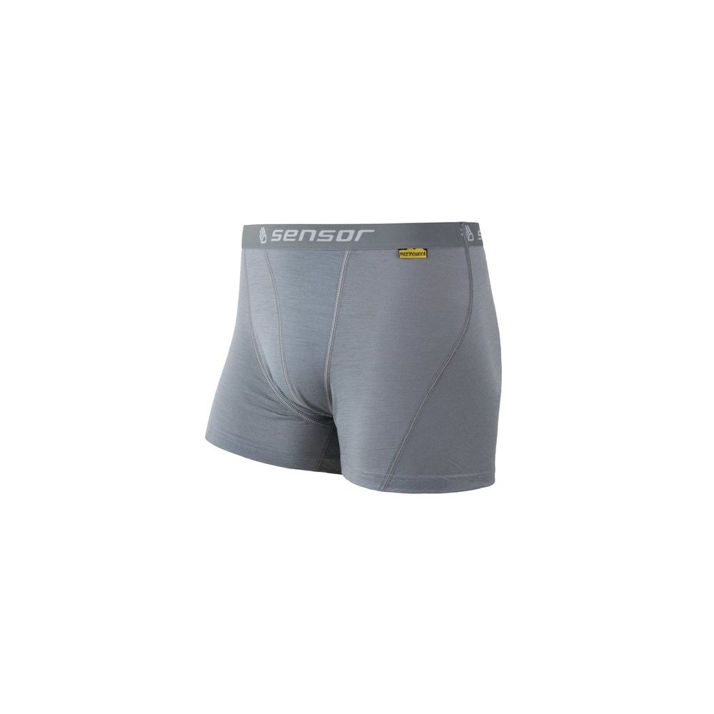 MERINO ACTIVE pánské trenky sv.šedá