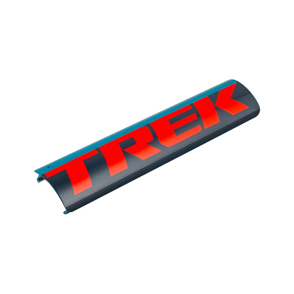 Trek 2021 Rail 29 Battery Covers Teal/Radioactive Red