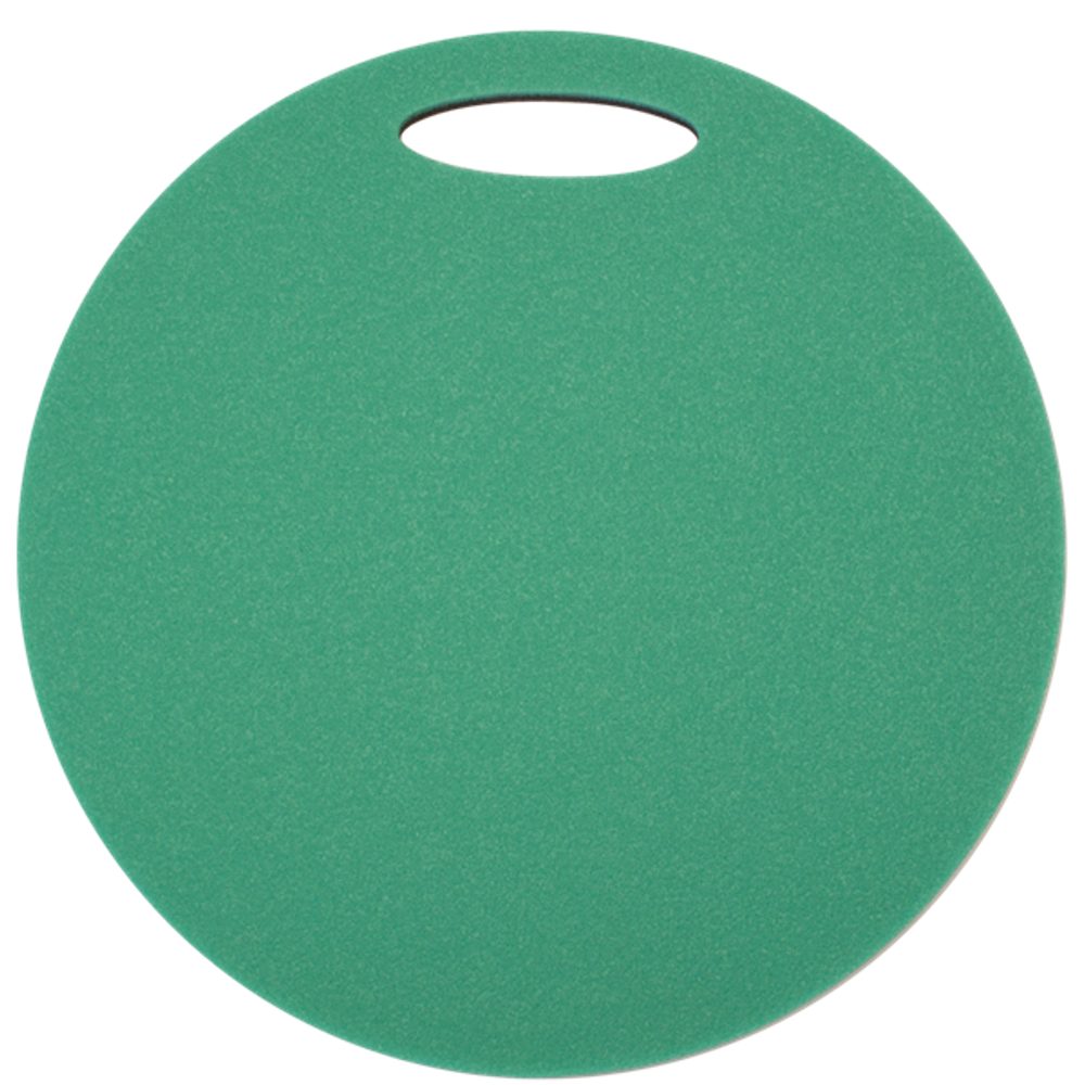 Round seat 2-ply, diameter 35 cm green/black