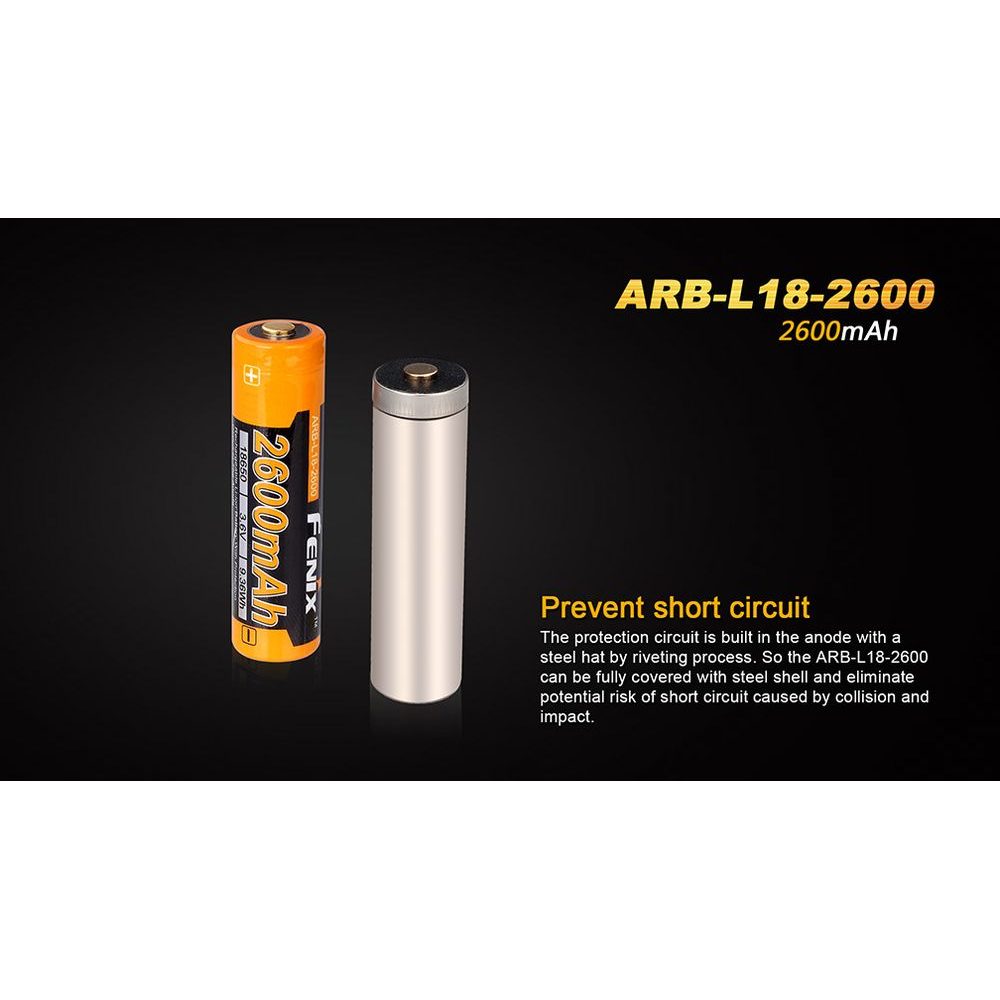 18650 2600 mAh (Li-Ion)