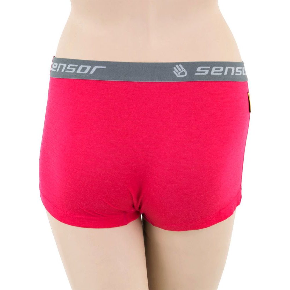 MERINO ACTIVE dámské kalhotky s nohavičkou magenta