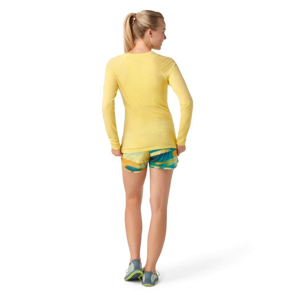 W CLASSIC A-S MERINO P-B DYE BL LS BOXED canary