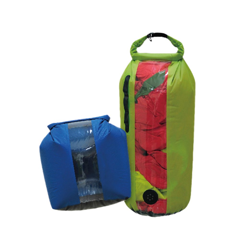 Dry Bag with window and valve L grey