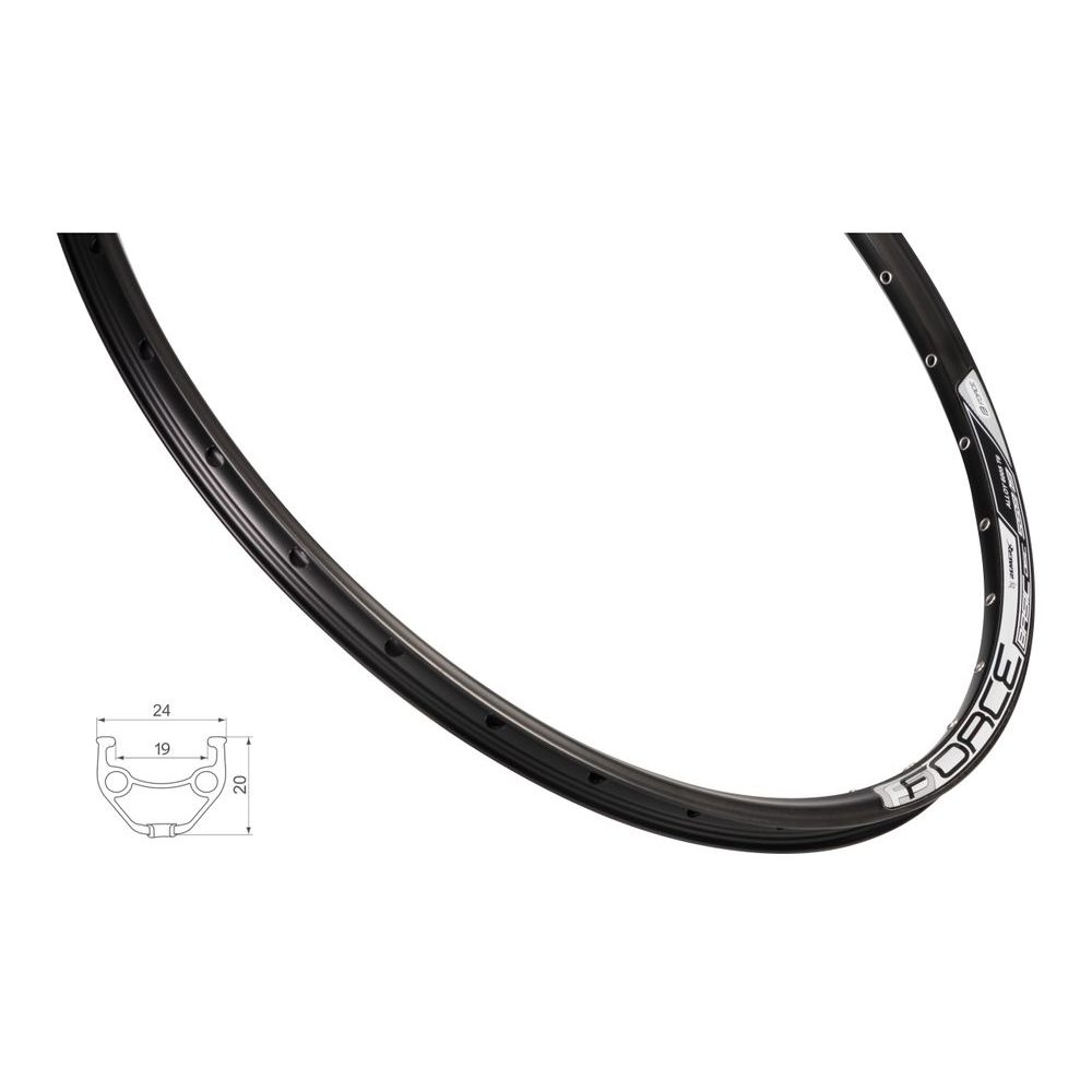 BASIC DISC 559x19, 36děr, černý