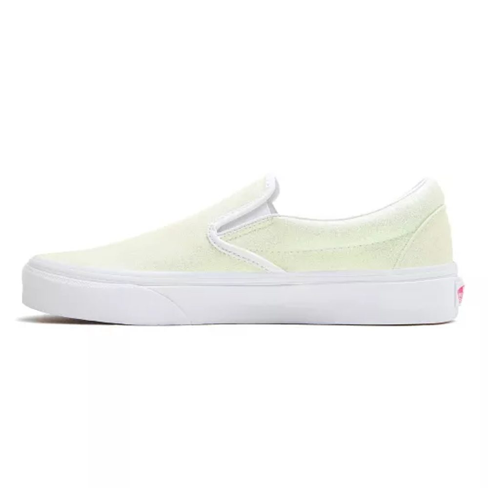 UA Classic Slip-On (UV GLITTER), PINK/TR WHT