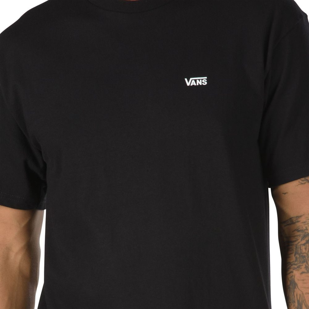 LEFT CHEST LOGO T-SHIRT Black-White