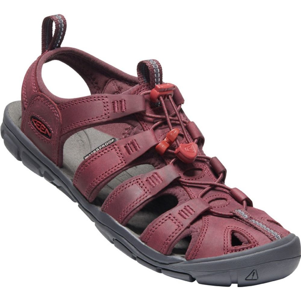 CLEARWATER CNX LEATHER WOMEN, wine/red dahlia