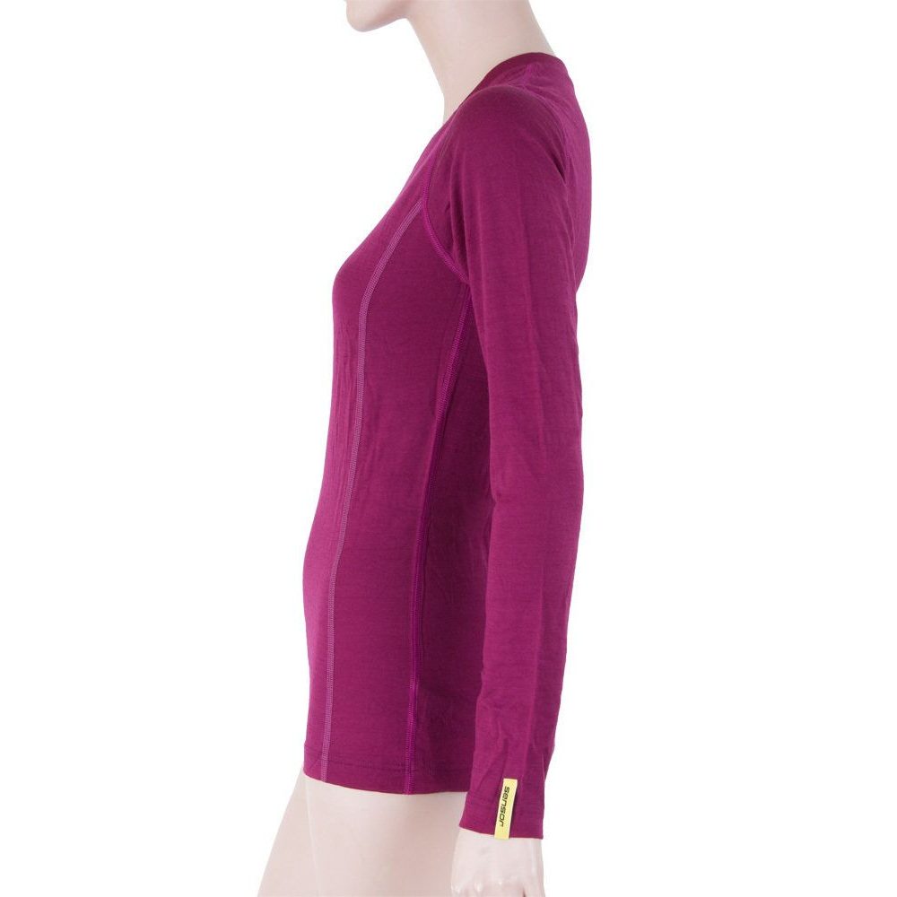 MERINO ACTIVE dámské triko dl.rukáv lilla
