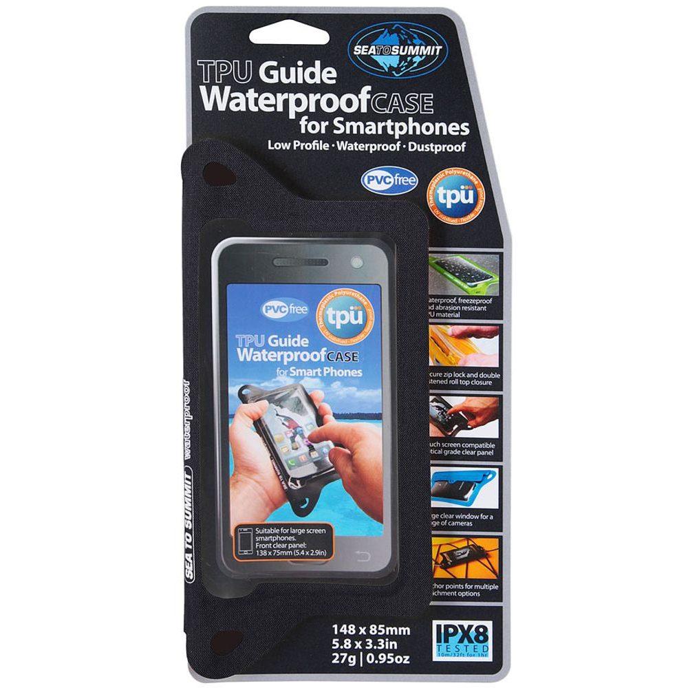 TPU Guide Waterproof case for smartphone black