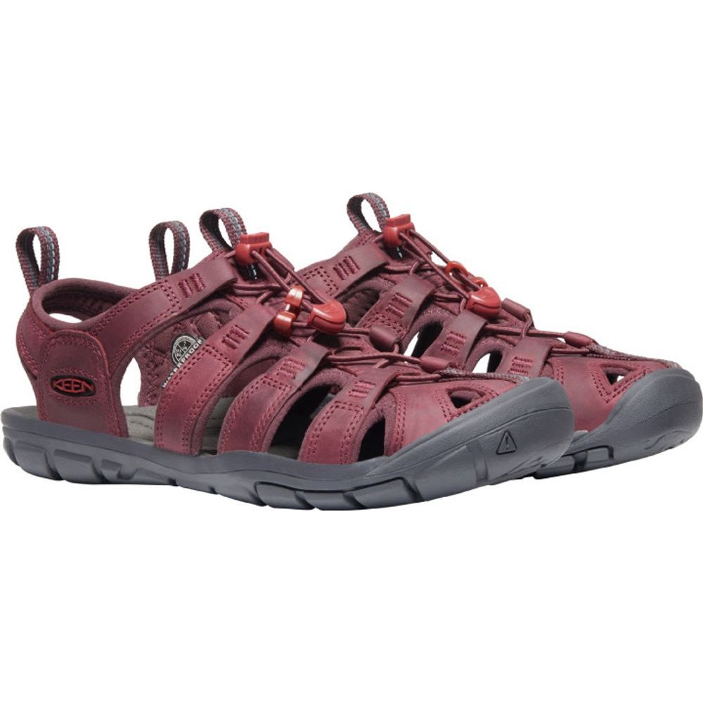CLEARWATER CNX LEATHER WOMEN, wine/red dahlia