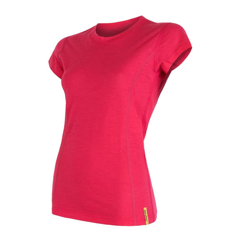 MERINO ACTIVE dámské triko kr.rukáv magenta