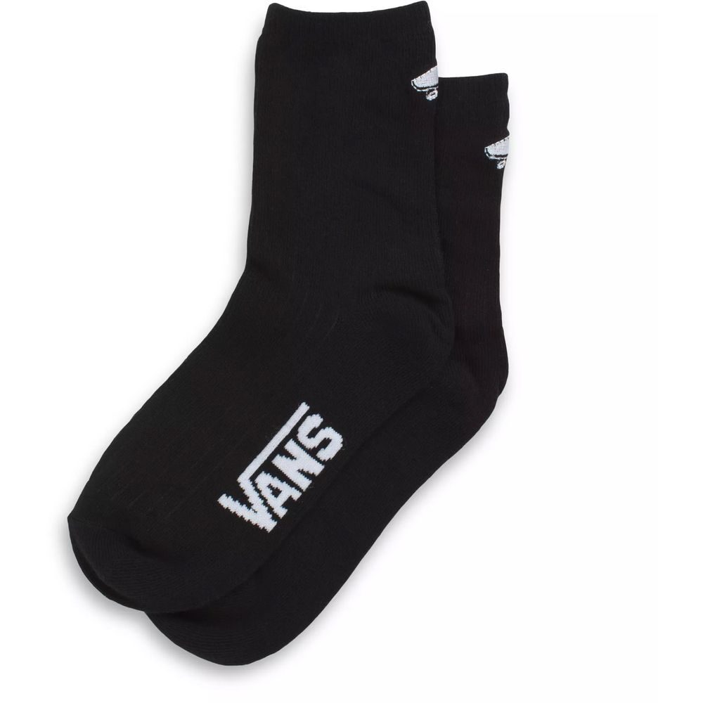KICKIN IT CREW SOCK 6.5-10 1PK, black