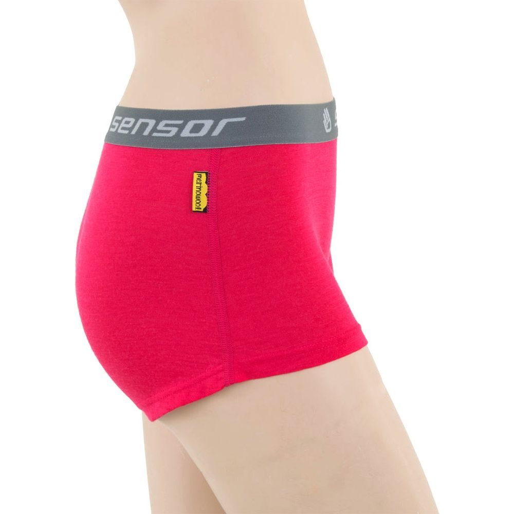MERINO ACTIVE dámské kalhotky s nohavičkou magenta
