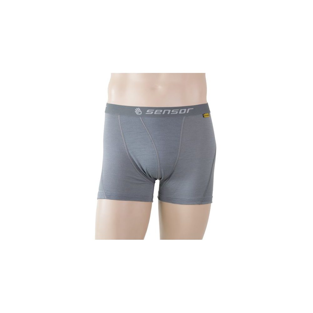 MERINO ACTIVE pánské trenky sv.šedá