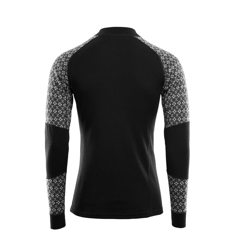 DesignWool GLITRE Mock neck Ma, Alm