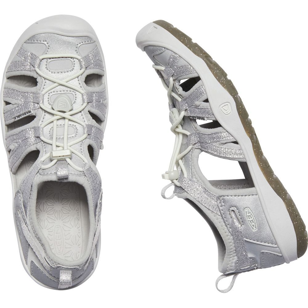 MOXIE SANDAL JR, silver