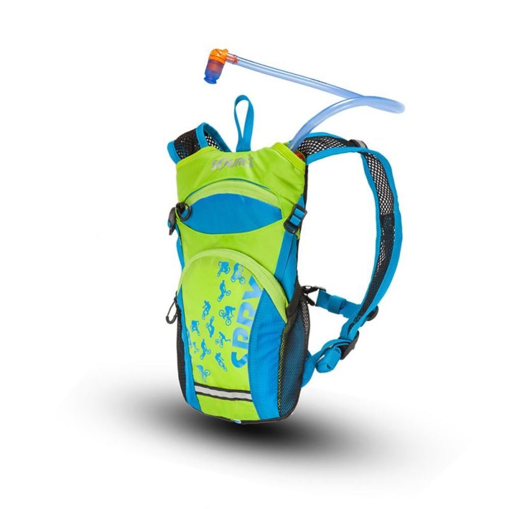 Spry 1.5L 2015 Light Blue/Green - Dětský cyklo batoh