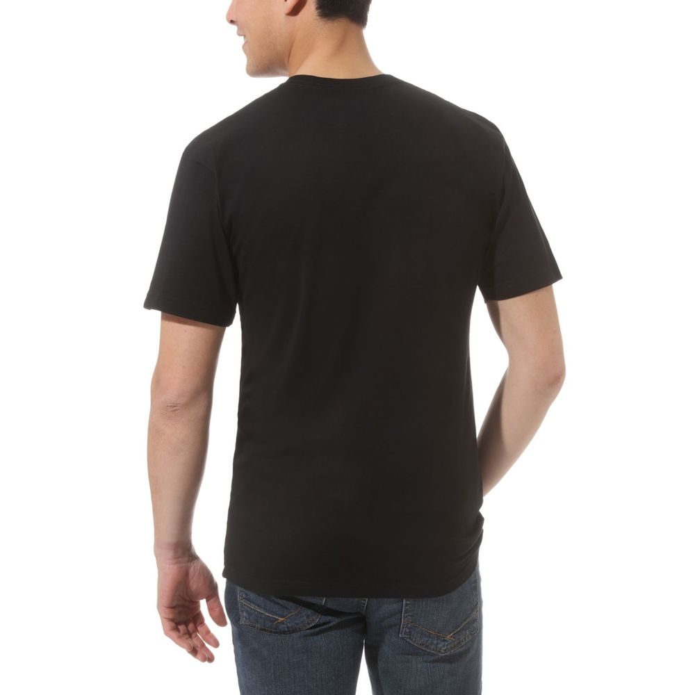 LEFT CHEST LOGO T-SHIRT Black-White