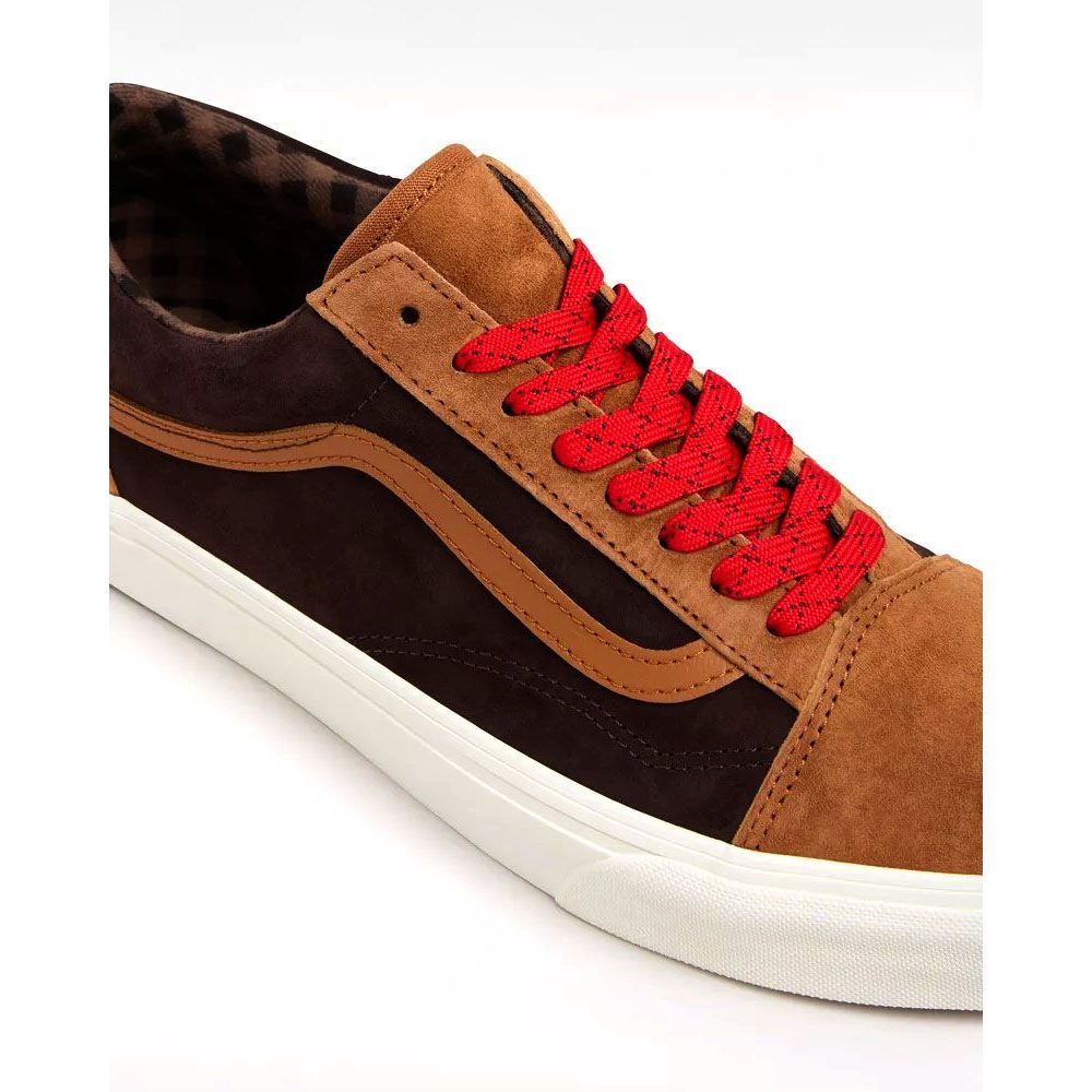 Old Skool PIG SUEDE PLAID GLAZED GINGER