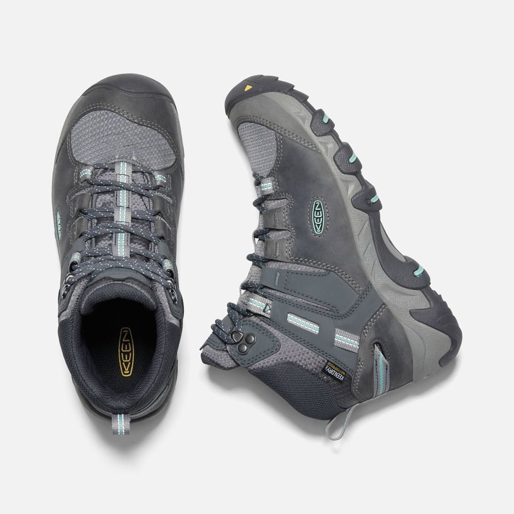 STEENS MID WP W Steel Grey/Ocean Wave