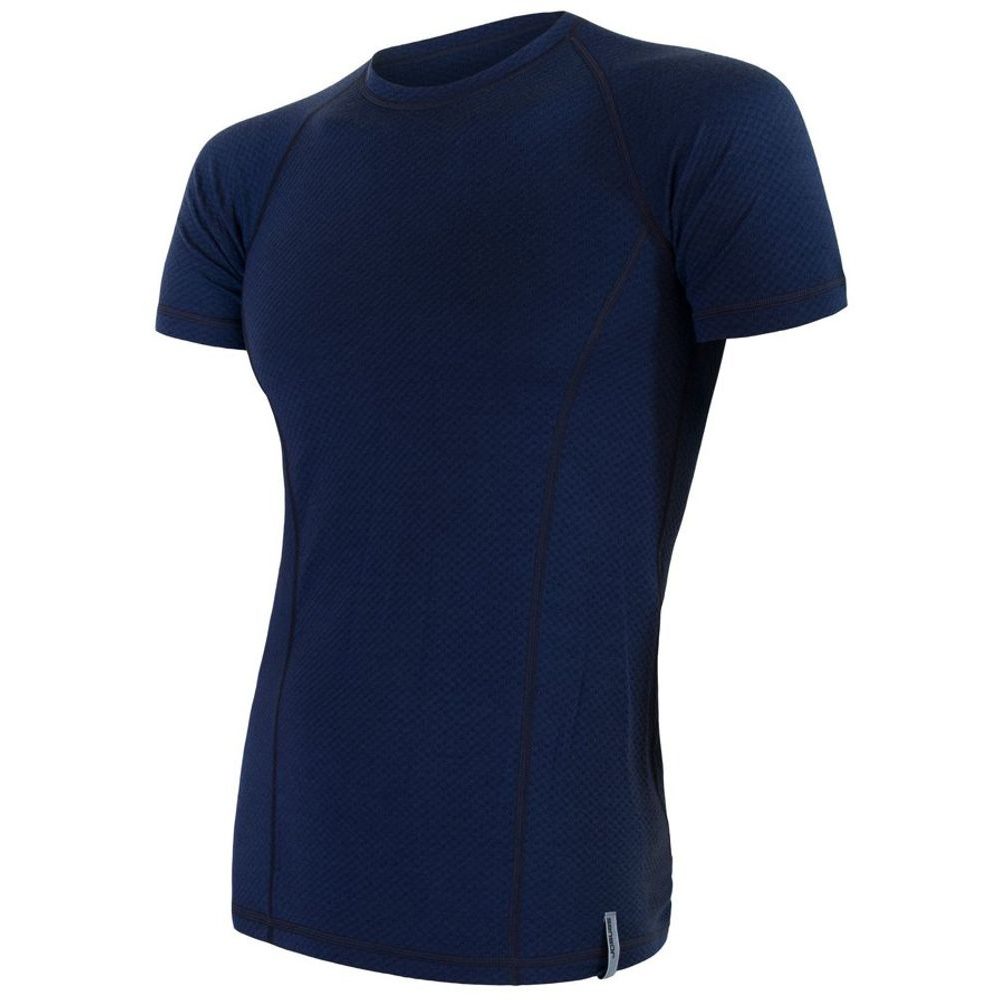 MERINO DF pánské triko kr.rukáv deep blu