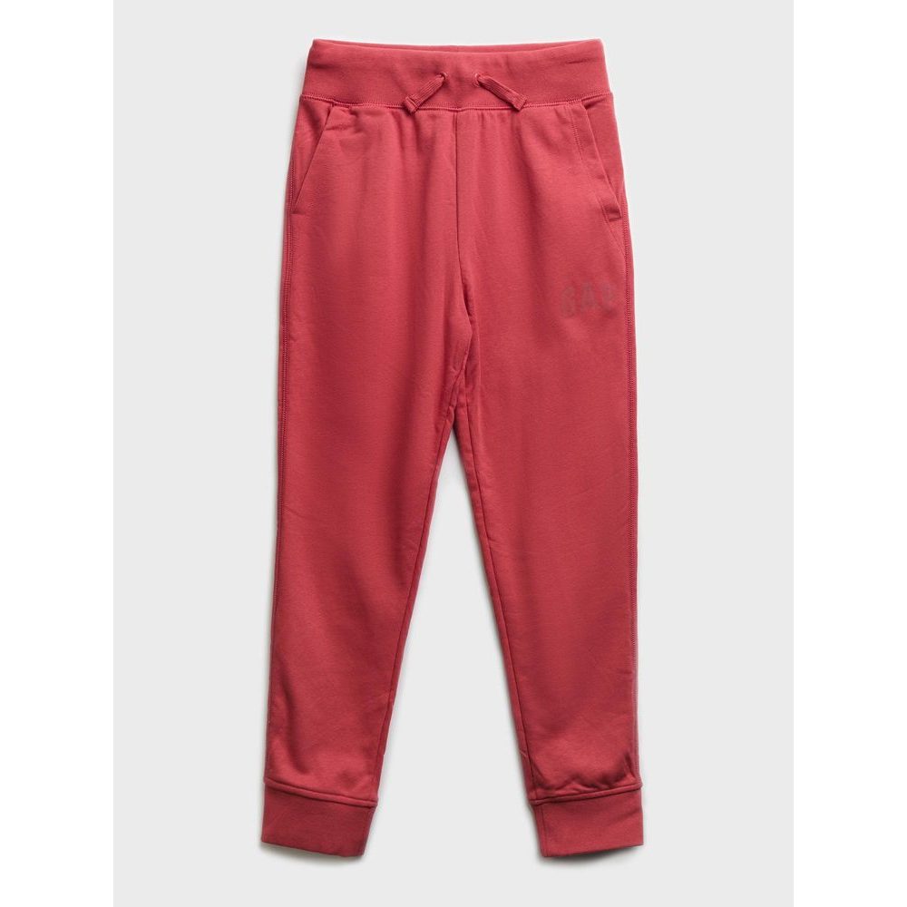 594834-07 Dětské tepláky GapFit logo french terry Červená