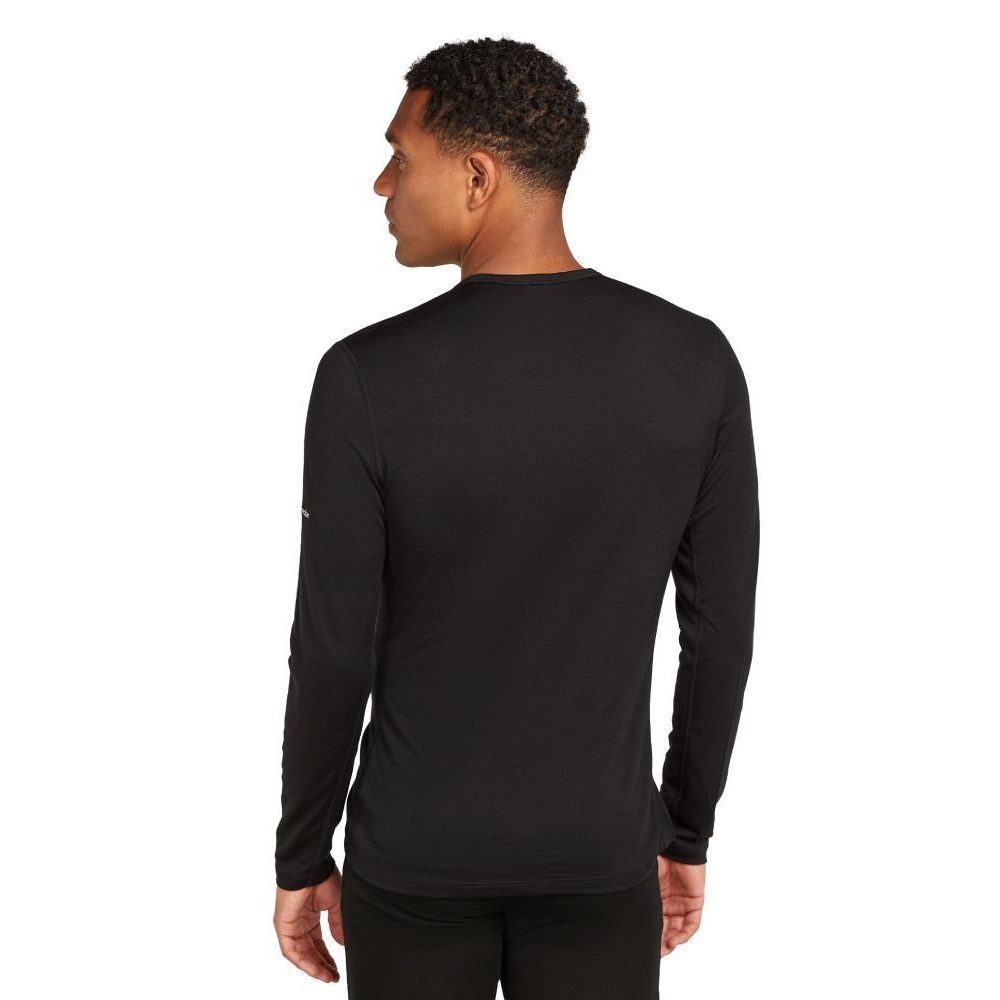 M Mer 200 Oasis LS Crewe Remarkables, BLACK