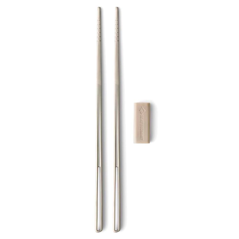 Detour Stainless Steel Chopsticks, Grey
