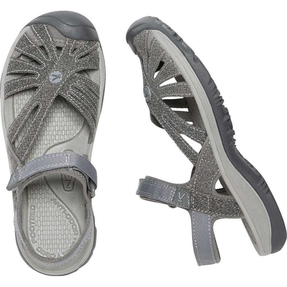 ROSE SANDAL WOMEN gargoyle/raven