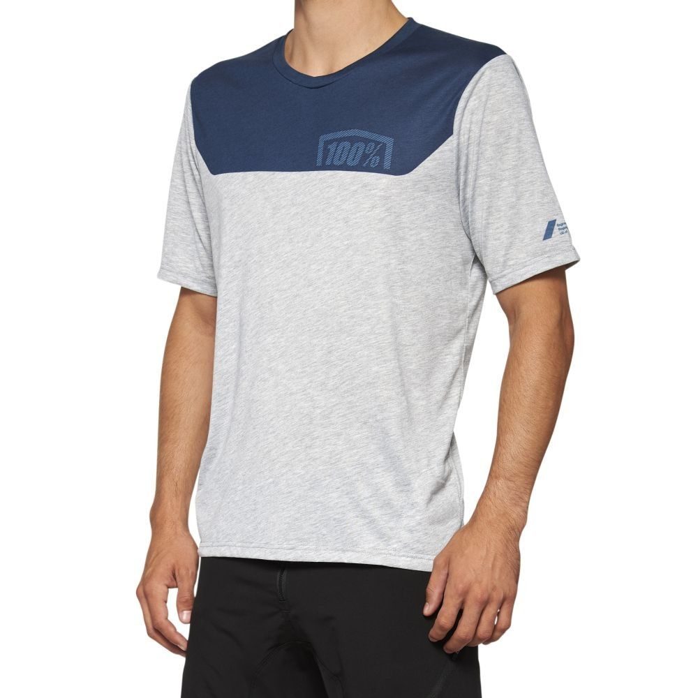 AIRMATIC Short Sleeve Jersey, Black/Charcoal
