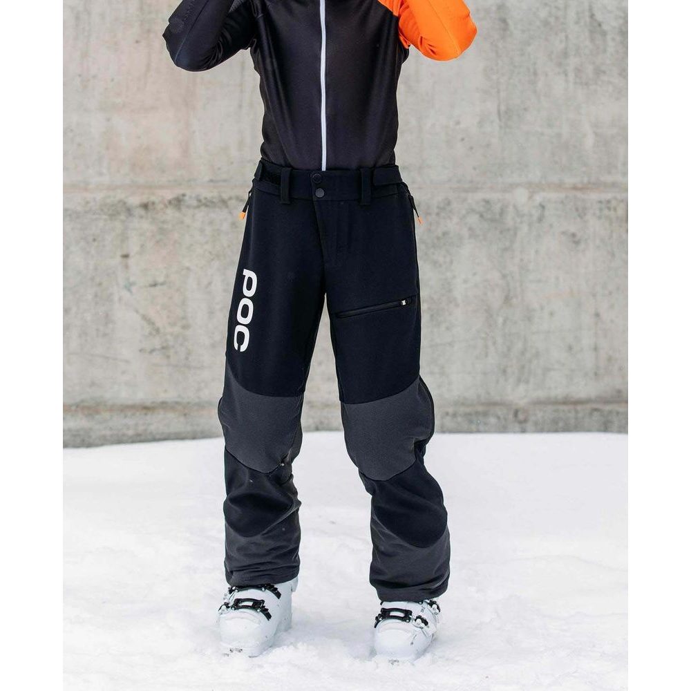 Race Zip Pant Jr Uranium Black