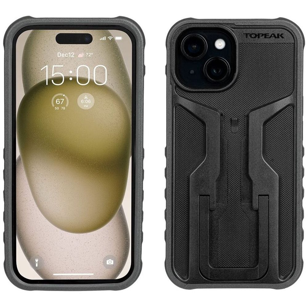 RIDECASE pro iPhone 15 černá/šedá
