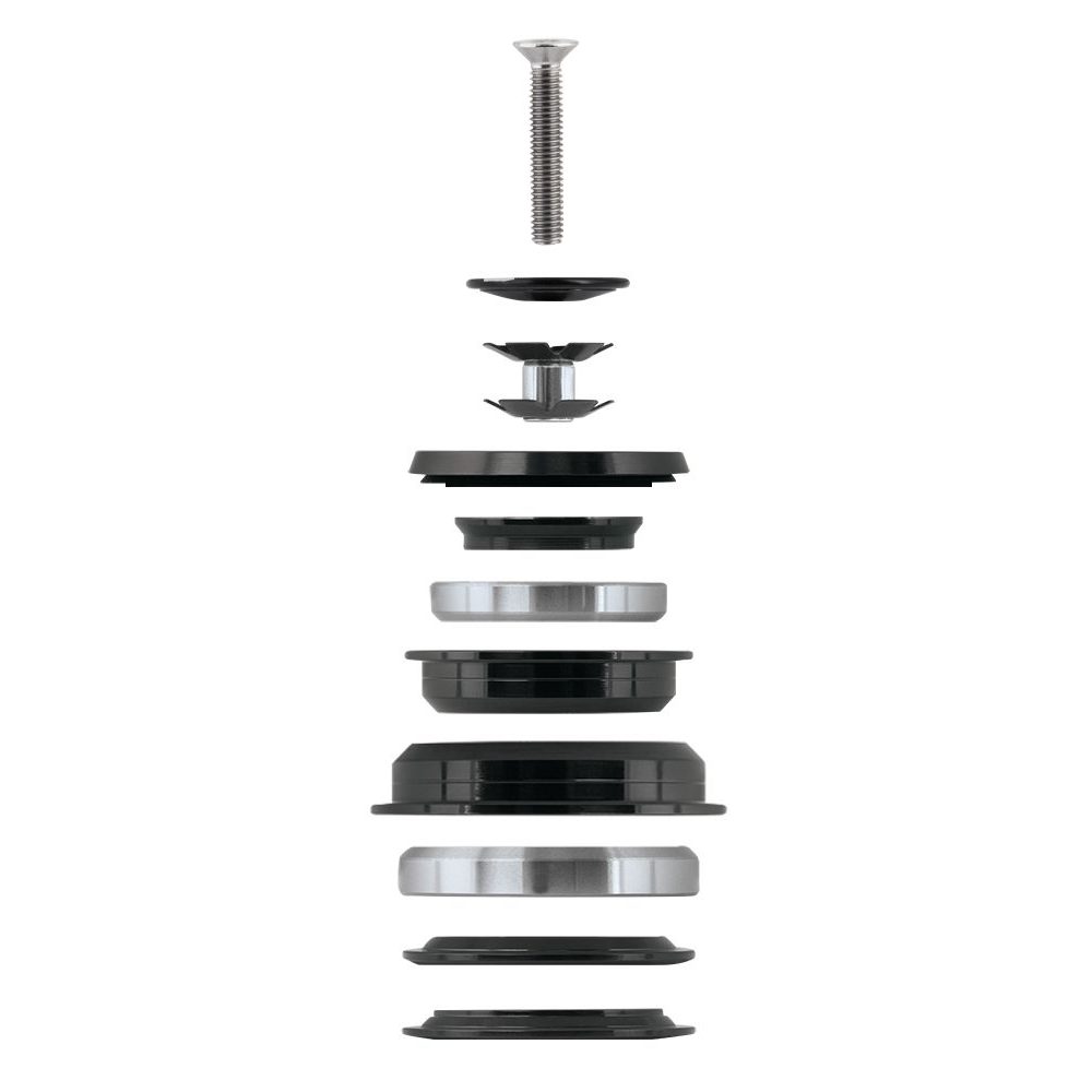 F TAPER 1 1/8"-1 1/2" polointegr. 56 mm černé
