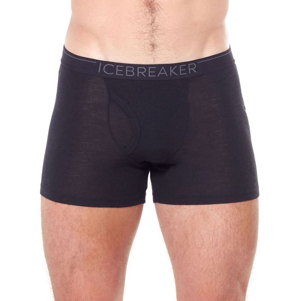M 175 Everyday Boxers w fly BLACK
