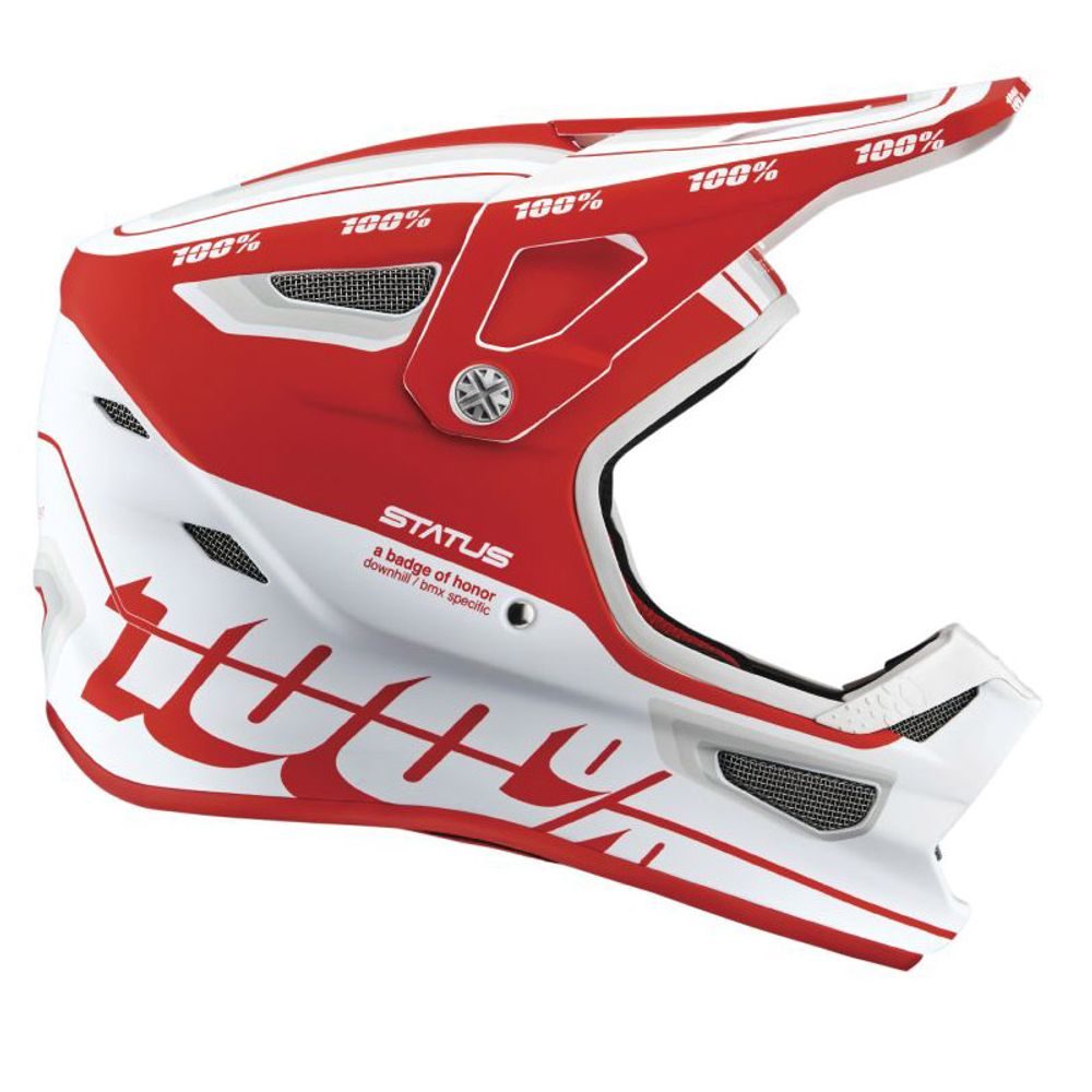 STATUS Helmet Topenga Red/White