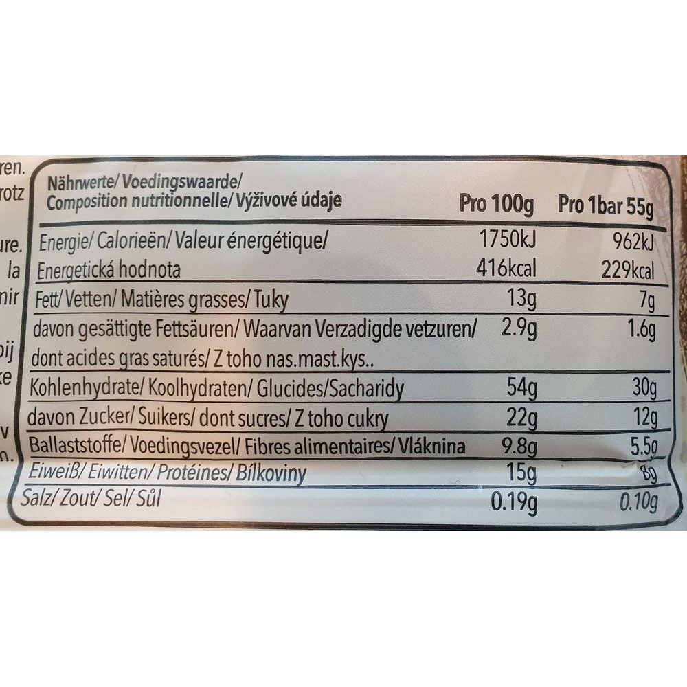 ENERGY BAR Chocolate Espresso 55g