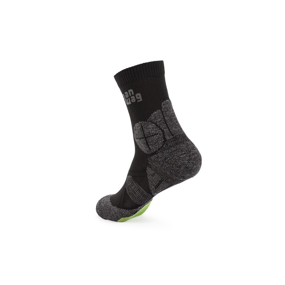 Hanwag Hike Socke, Asphalt/Green