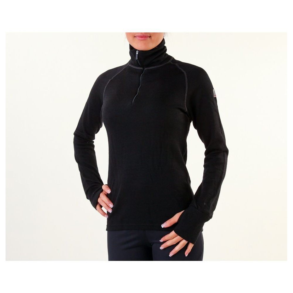 Expedition Woman Zip Neck black