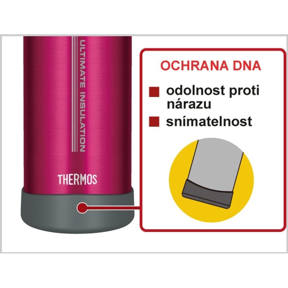 Thermos with cup for extreme conditions 500 ml, pink