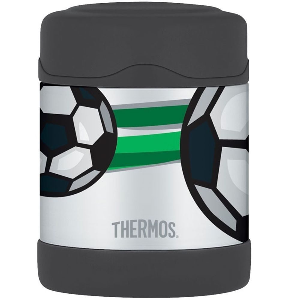 Children's food thermos 290 ml football